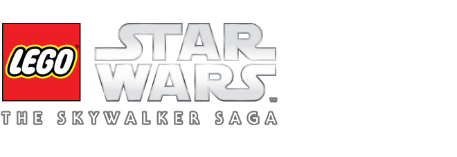 Logo of the video game LEGO Star Wars: The Skywalker Saga