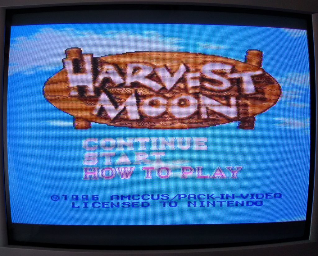 Harvest Moon (SNES) - Title Screen