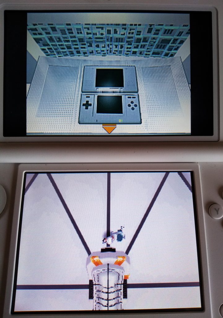 Placed the DAS in the machine in Another Code: Two Memories (DS)