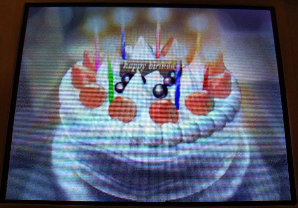 Ashley's 14th birthday cake in Another Code: Two Memories (DS)