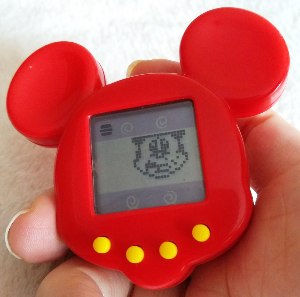 Virtual Mickey eating