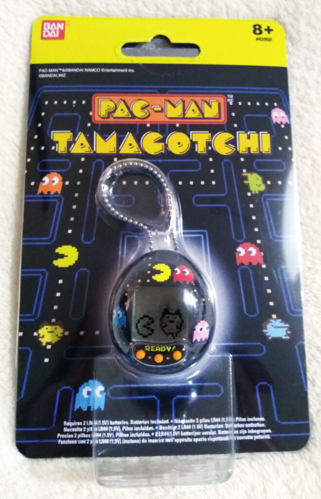 Pac-man Tamagotchi black variant in packaging